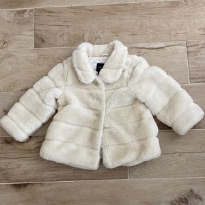 Baby Gap Girls Faux Fur Jacket